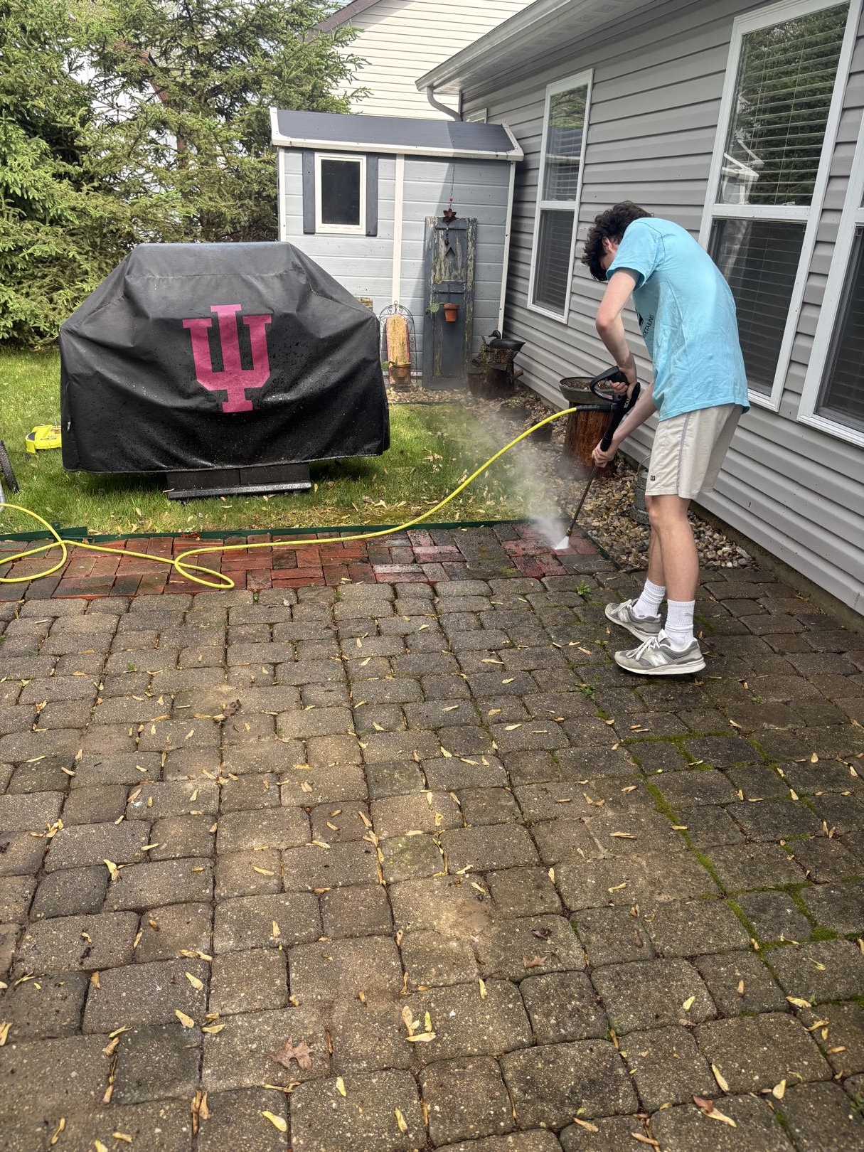 During Landscaping